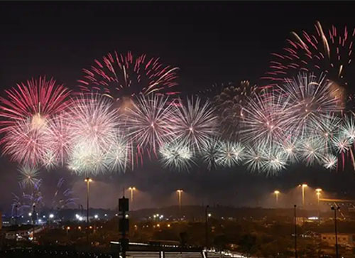 辽阳县焰火晚会